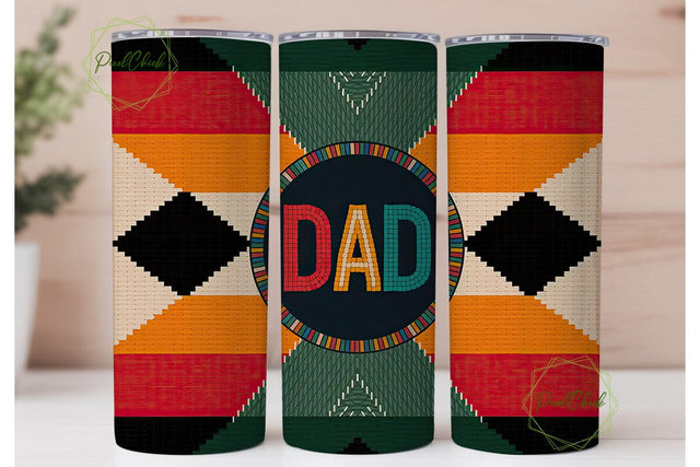 Southwestern Dad 20oz Tumbler Wrap Sublimation PixelChick 