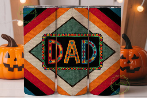 Southwestern Dad 20oz Tumbler Wrap Sublimation PixelChick 