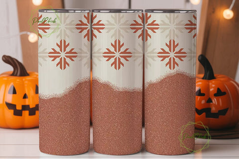 Southwestern Glitter 20oz Tumbler Wrap Sublimation PixelChick 