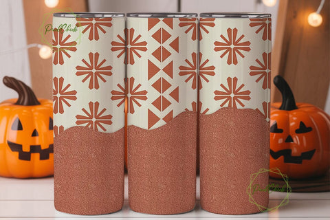 Southwestern Glitter 20oz Tumbler Wrap Sublimation PixelChick 