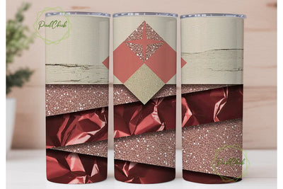 Southwestern Rustic Tumbler Wrap Sublimation PixelChick 