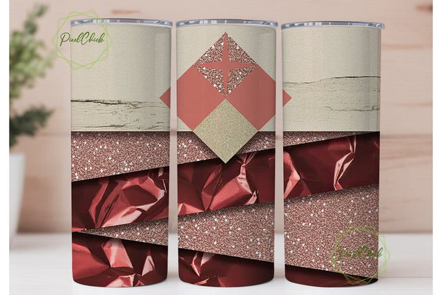 Southwestern Rustic Tumbler Wrap Sublimation PixelChick 