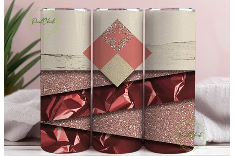 Southwestern Rustic Tumbler Wrap Sublimation PixelChick 