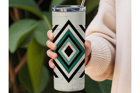 Southwestern Tribal 20oz Tumbler Wrap Sublimation DesignSVG 