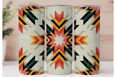 Southwestern Tribal Pattern 20oz Tumbler Sublimation PixelChick 