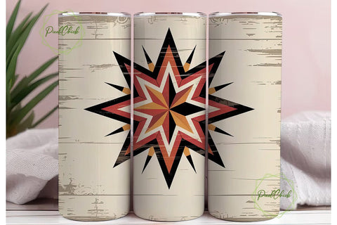 Southwestern Tribal Pattern 20oz Tumbler Sublimation PixelChick 