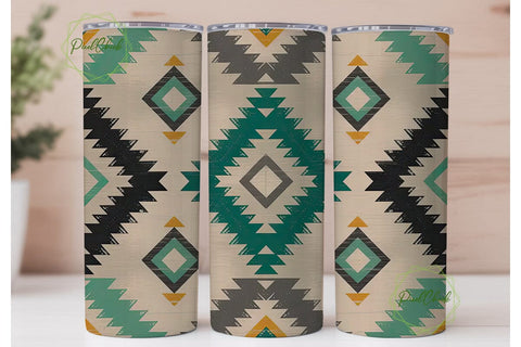 Southwestern Tribal Tumbler Wrap Sublimation PixelChick 