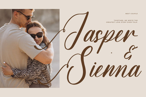 Sovinhaya Dictaselin - Modern Beauty Calligraphy Font Letterena Studios 