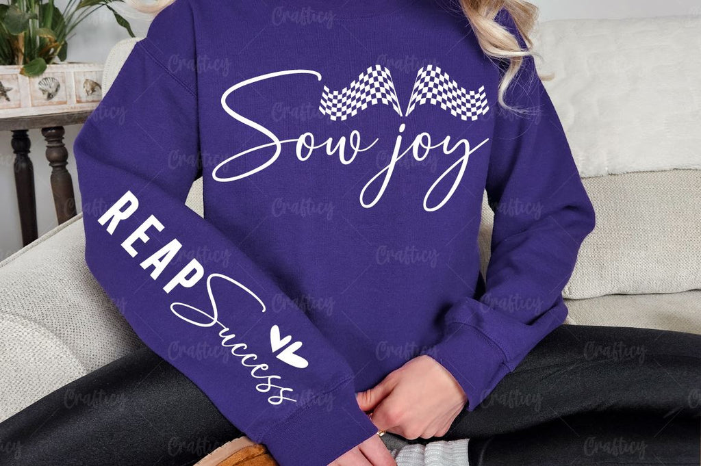 Sow joy Sleeve SVG Design - So Fontsy