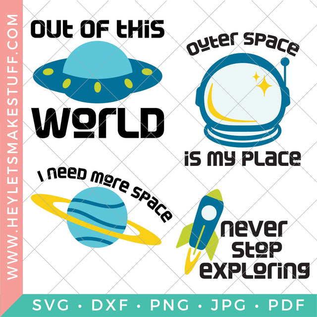 Space Bundle SVG Hey Let's Make Stuff 