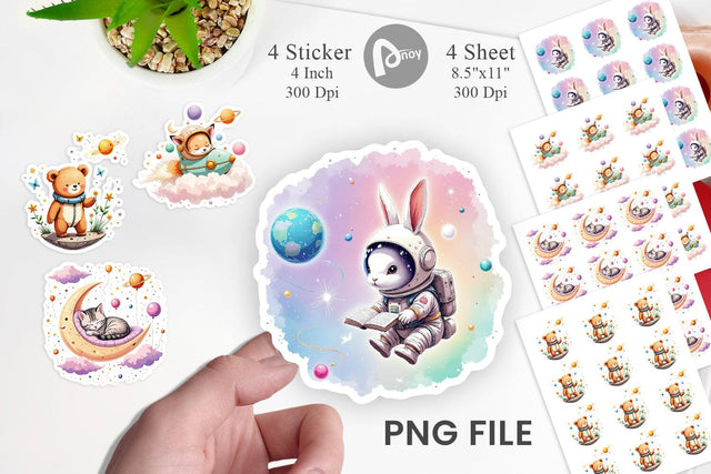 Space Dreamscape Sticker Sublimation artnoy 