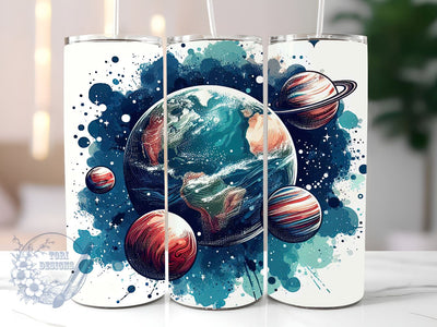 Space exploration 20oz Skinny Tumbler Sublimation Designs for StraightTapered Tumbler PNG File Digital Download Sublimation ToriDesigns 