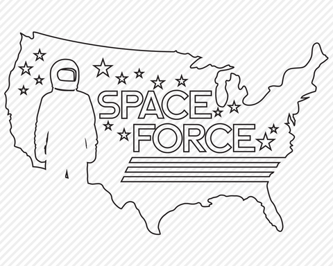 Space Force Bundle | Patriotic SVG SVG Texas Southern Cuts 