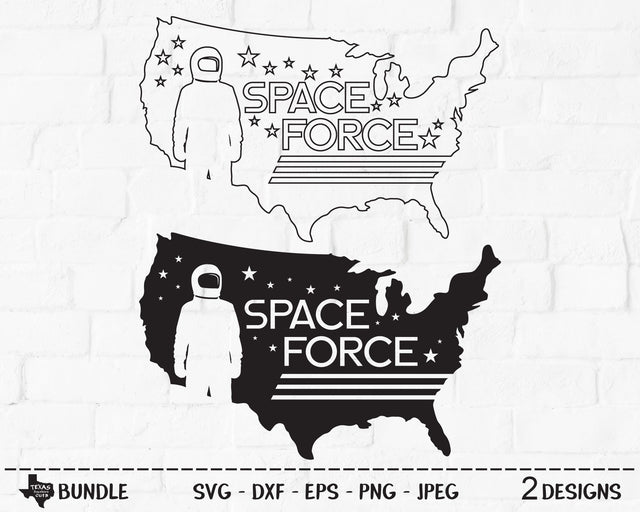 Space Force Bundle | Patriotic SVG SVG Texas Southern Cuts 