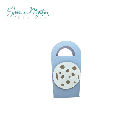 Space Gift Bag Silhouette Design with Full Moon for Party Favors and Space-Themed Crafts SVG Sharia Morton Designs 