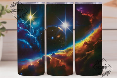 Space Nebula Cosmic Wonder 20oz Tumbler Sublimation sassyprint 