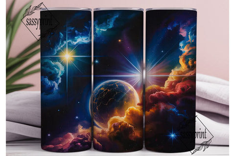 Space Nebula Cosmic Wonder 20oz Tumbler Sublimation sassyprint 