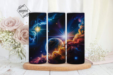 Space Nebula Cosmic Wonder 20oz Tumbler Sublimation sassyprint 