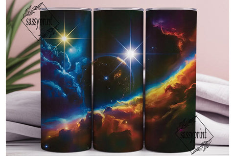Space Nebula Cosmic Wonder 20oz Tumbler Sublimation sassyprint 