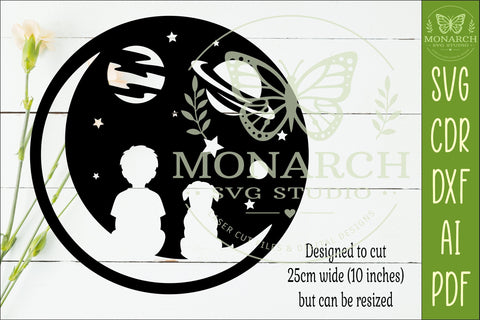 Space Nursery Wall Art SVG | Boy and dog space sign SVG APInspireddesigns 
