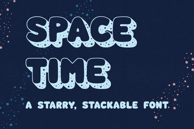 Space Time Font Lauren Ashpole 