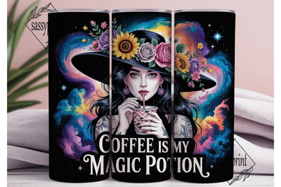 Space Witch 20oz Tumbler Wrap Sublimation sassyprint 