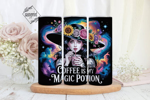 Space Witch 20oz Tumbler Wrap Sublimation sassyprint 
