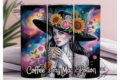 Space Witch 20oz Tumbler Wrap Sublimation sassyprint 