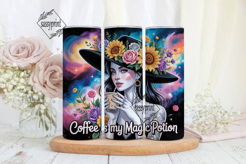 Space Witch 20oz Tumbler Wrap Sublimation sassyprint 