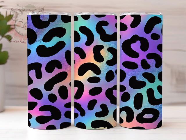 Sparkle Glitter Leopard Tumbler, Sparkle Leopard Print, Glam Animal Print, Bold Pattern, Glitter Tumbler, 20oz Tumbler, Sublimation Design Sublimation Lara' s Designs 