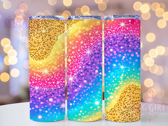 Sparkle Glitter Ombre Tumbler, Sparkle Ombre Design, Gradient Glitter Pattern, 20Oz Sublimation Wrap, Shiny Ombre Texture, Glitter Gradient Print, Tumbler Sublimation Sublimation SvggirlplusArt 