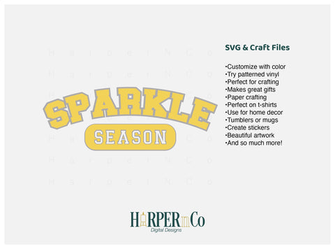 Sparkle Season Laser SVG EPS Cut File SVG HarperNCo 