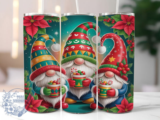 Sparklecore Glitter Christmas Gnome Tumbler, Glitter Holiday Sublimation Design, Seamless Festive Cup Art, 20oz Xmas Tumbler, Whimsical Gnome Mug, Stylish Glitter Cup, Cozy Holiday Wrap Sublimation ToriDesigns 