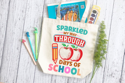 Sparkled my way through 100 days of school svg Design SVG Regulrcrative 