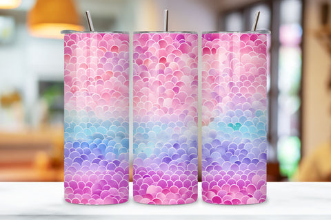Sparkling glitter Ombre Tumbler Wrap, Seamless PNG Wrap Sublimation FloridPrintables 
