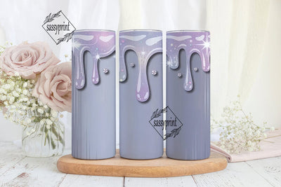 Sparkly Gem Drips 20oz Tumbler Design Sublimation sassyprint 