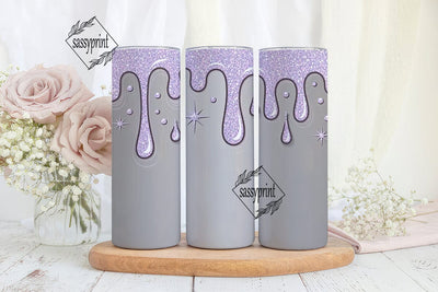 Sparkly Gem Drips 20oz Tumbler Design Sublimation sassyprint 