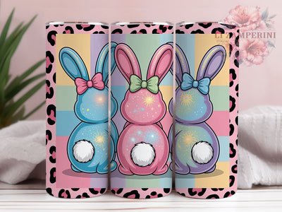 Sparkly Glitter Easter Bunny Tumbler, Easter Bunny Tumbler, Sparkly Bunny Wrap, Whimsical Glitter Wrap, Festive Bunny Wrap, Sublimation Design, Trendy Gift Idea Sublimation Li Zamperini 