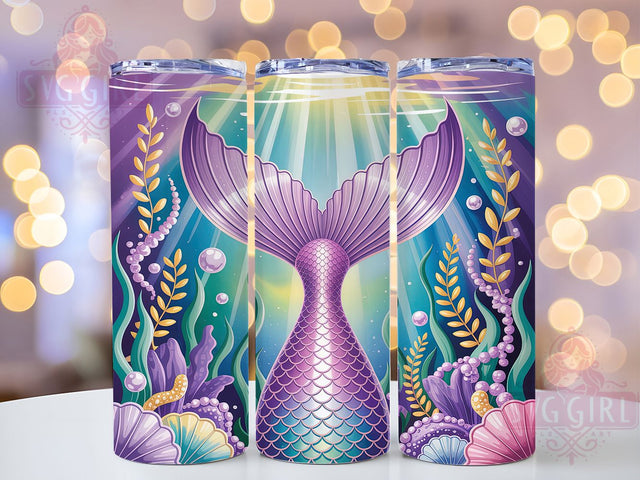 Sparkly Glitter Mermaid Tumbler, Sparkly Mermaid Sublimation Design, Ocean Fantasy Art, 20oz Mermaid Tumbler, Whimsical Mermaid Mug, Stylish Glitter Cup, Magical Mermaid Wrap Sublimation SvggirlplusArt 