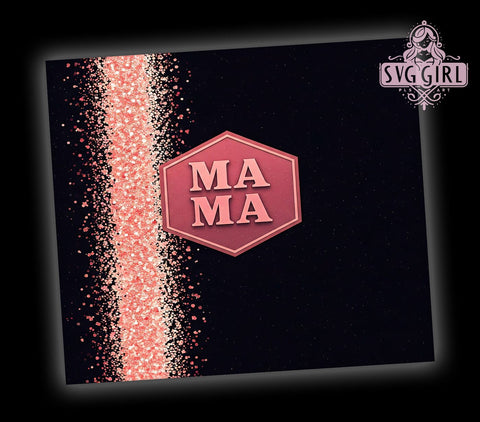 Sparkly Mama 20oz Tumbler, Glitter Drinkware, 20oz Sublimation, Mama Gift, Sparkly Tumbler, Personalized Tumbler, Mother's Day Gift Sublimation SvggirlplusArt 