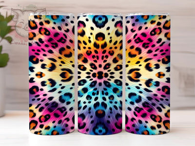 Sparkly Milky Way Leopard Tumbler Wrap, Agate Glitter Tumbler Design, Leopard Print Sublimation, 20oz Skinny Tumbler Wrap, Boho Glam Tumbler Wrap, Sparkly Leopard Tumbler Sublimation Lara' s Designs 