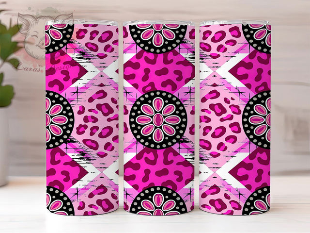 Sparkly Pink Gemstone Tumbler, Valentine Gem Pattern, Sparkly Heart Design, 20Oz Sublimation Wrap, Romantic Gem Art, Shiny Crystal Texture, Tumbler Sublimation Sublimation Lara' s Designs 