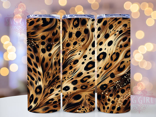 Sparkly Seamless Glitter Animal Tumbler, Glitter Animal Print Wrap, 20oz Tumbler Design, Sparkly Drinkware, Wild Animal Tumbler, Glitter Sublimation Design, Animal Lover Gift Sublimation SvggirlplusArt 