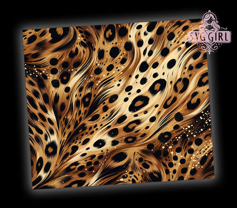 Sparkly Seamless Glitter Animal Tumbler, Glitter Animal Print Wrap, 20oz Tumbler Design, Sparkly Drinkware, Wild Animal Tumbler, Glitter Sublimation Design, Animal Lover Gift Sublimation SvggirlplusArt 