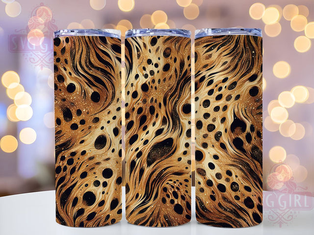 Sparkly Seamless Glitter Animal Tumbler, Glitter Animal Print Wrap, 20oz Tumbler Design, Sparkly Drinkware, Wild Animal Tumbler, Glitter Sublimation Design, Animal Lover Gift Sublimation SvggirlplusArt 