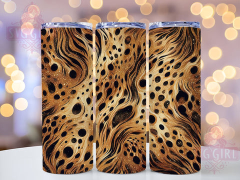 Sparkly Seamless Glitter Animal Tumbler, Glitter Animal Print Wrap, 20oz Tumbler Design, Sparkly Drinkware, Wild Animal Tumbler, Glitter Sublimation Design, Animal Lover Gift Sublimation SvggirlplusArt 