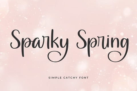 Sparky Spring Font Abo Daniel Studio 
