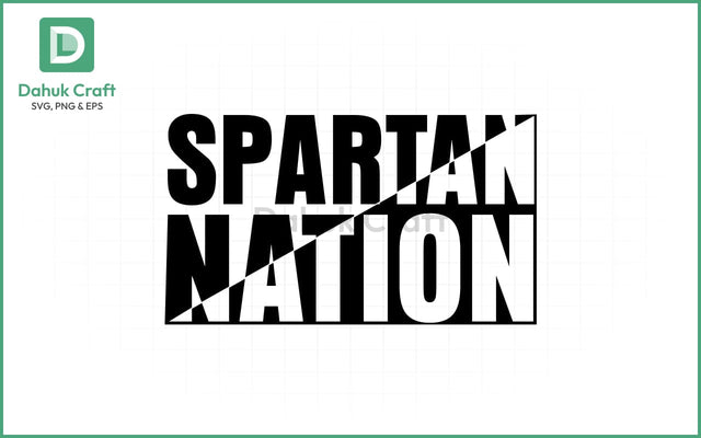 Spartan Football SVG – Team Logo SVG PNG & EPS V6 SVG dahukdesign 