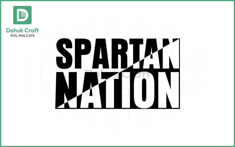 Spartan Football SVG – Team Logo SVG PNG & EPS V6 SVG dahukdesign 
