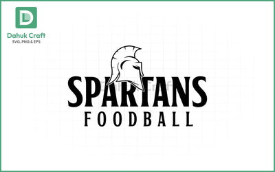 Spartan Football SVG – Team Logo SVG PNG & EPS V7 SVG dahukdesign 